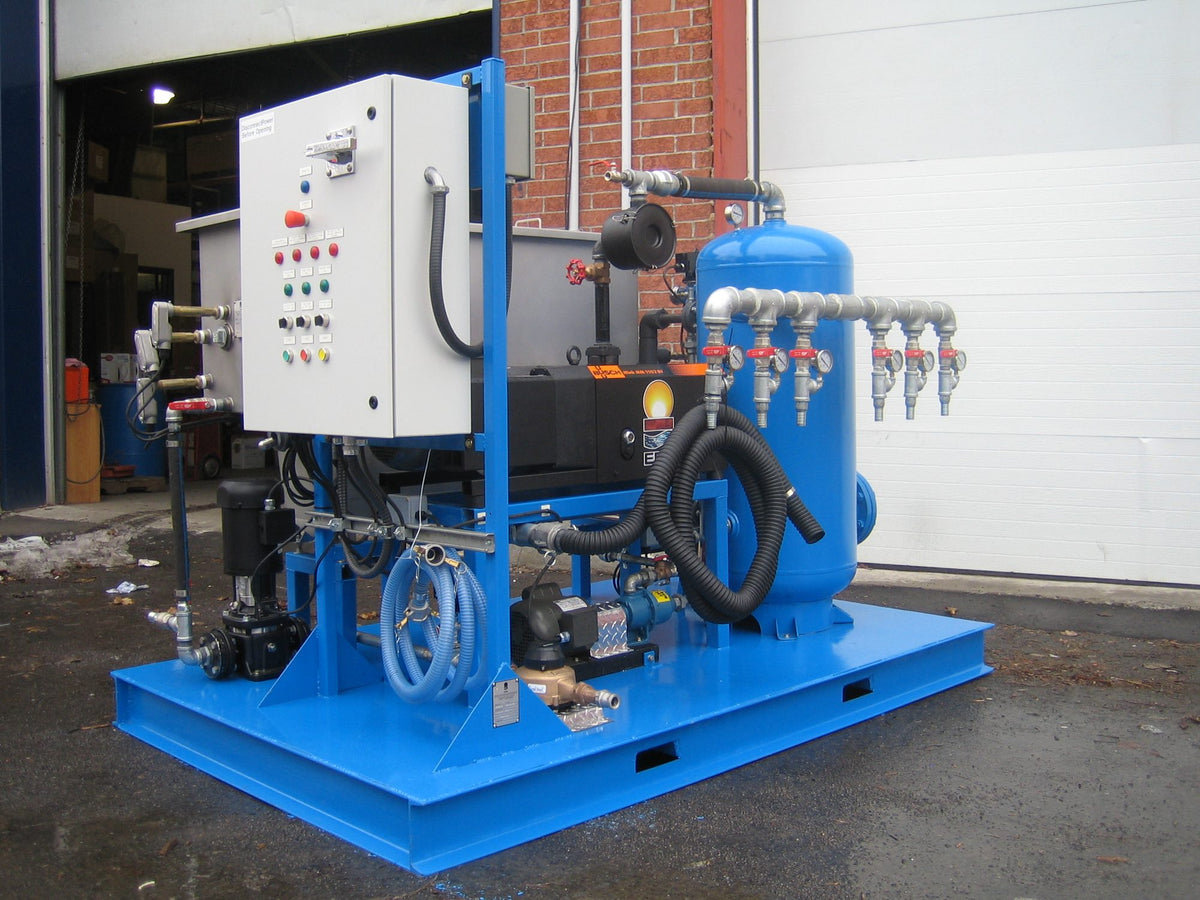 ERE remediation equipment on a job site