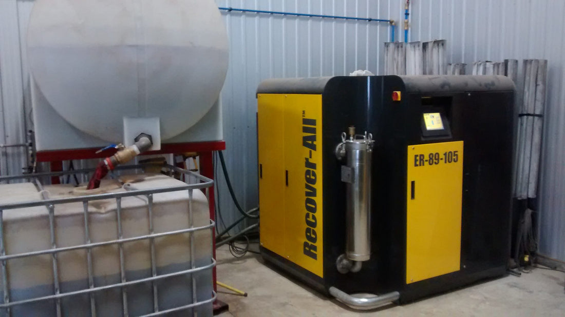 ERE remediation equipment on a job site