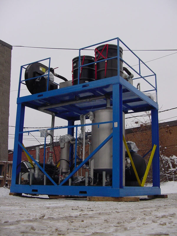 ERE remediation equipment on a job site