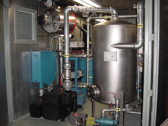 ERE remediation equipment on a job site