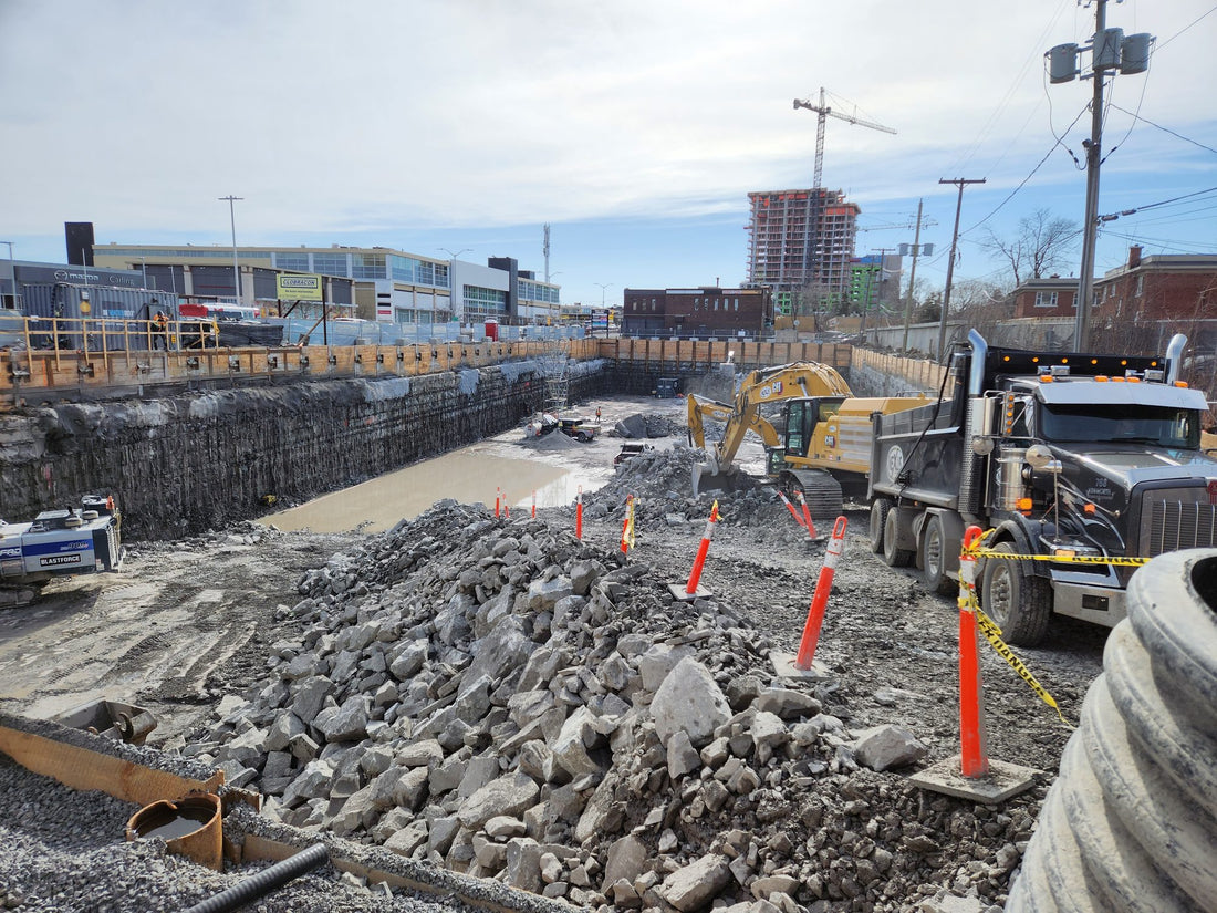 ERE remediation equipment on a job site