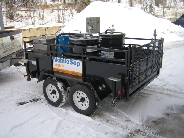 ERE remediation equipment on a job site