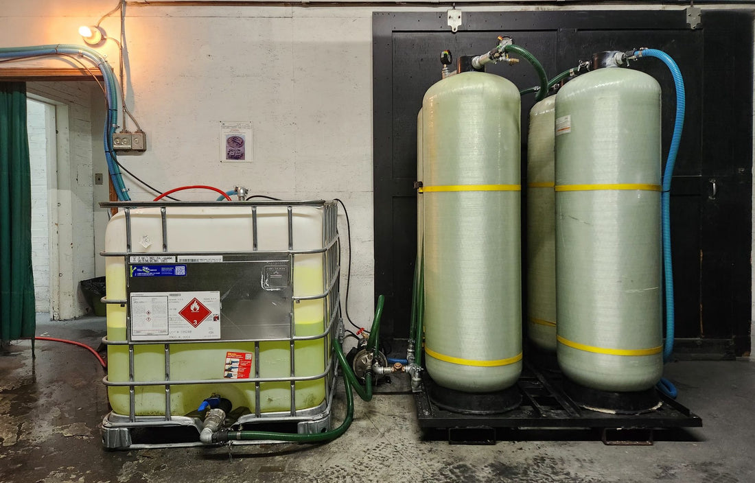 ERE remediation equipment on a job site
