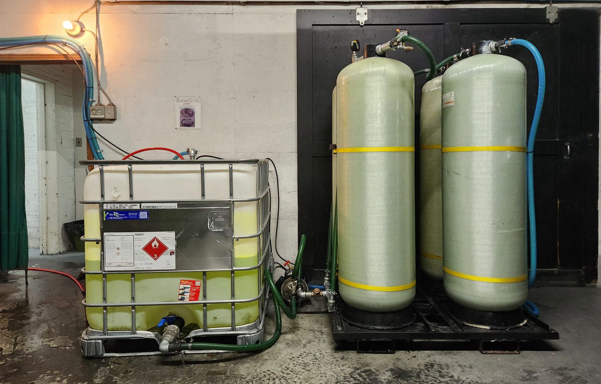 ERE remediation equipment on a job site