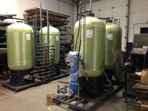 ERE remediation equipment on a job site
