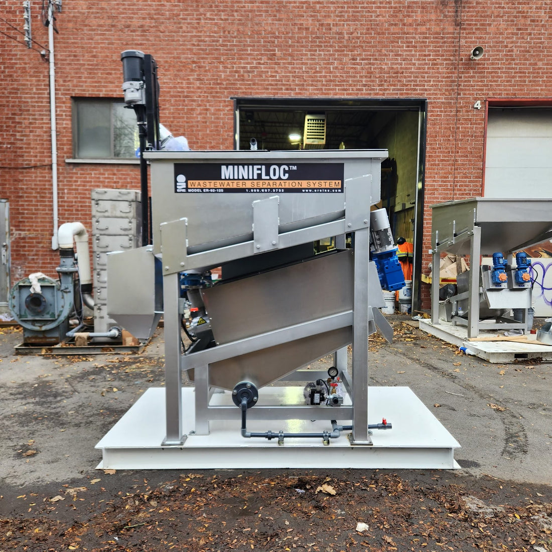 ERE remediation equipment on a job site