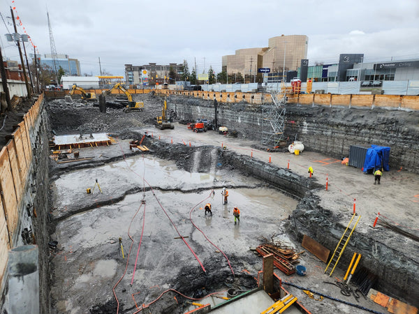 ERE remediation equipment on a job site