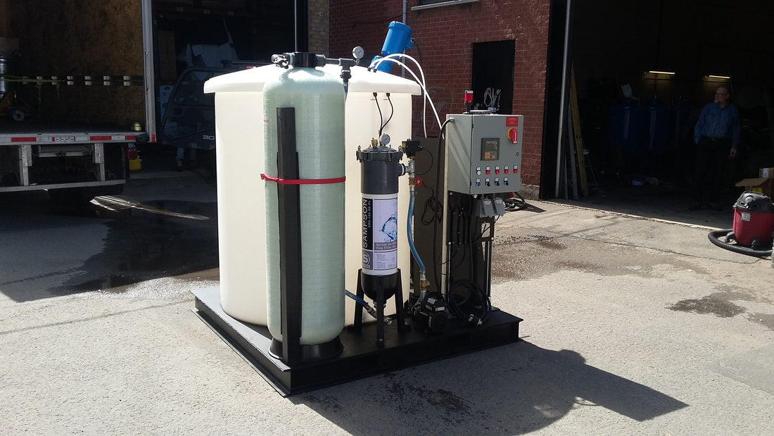 ERE remediation equipment on a job site