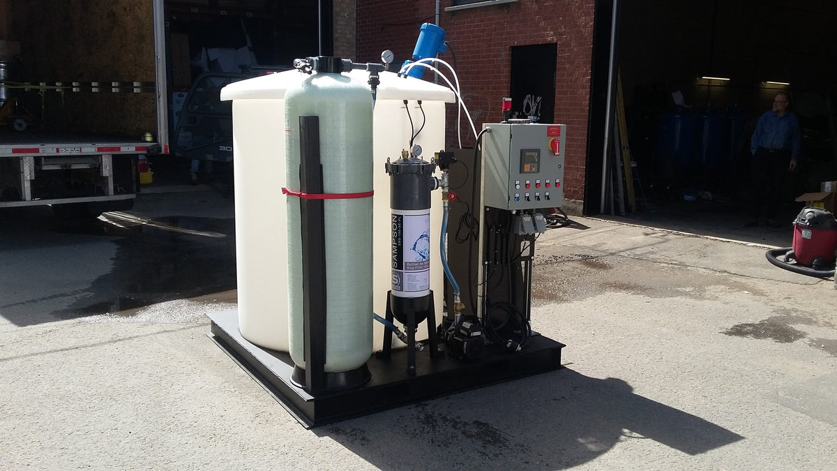 ERE remediation equipment on a job site