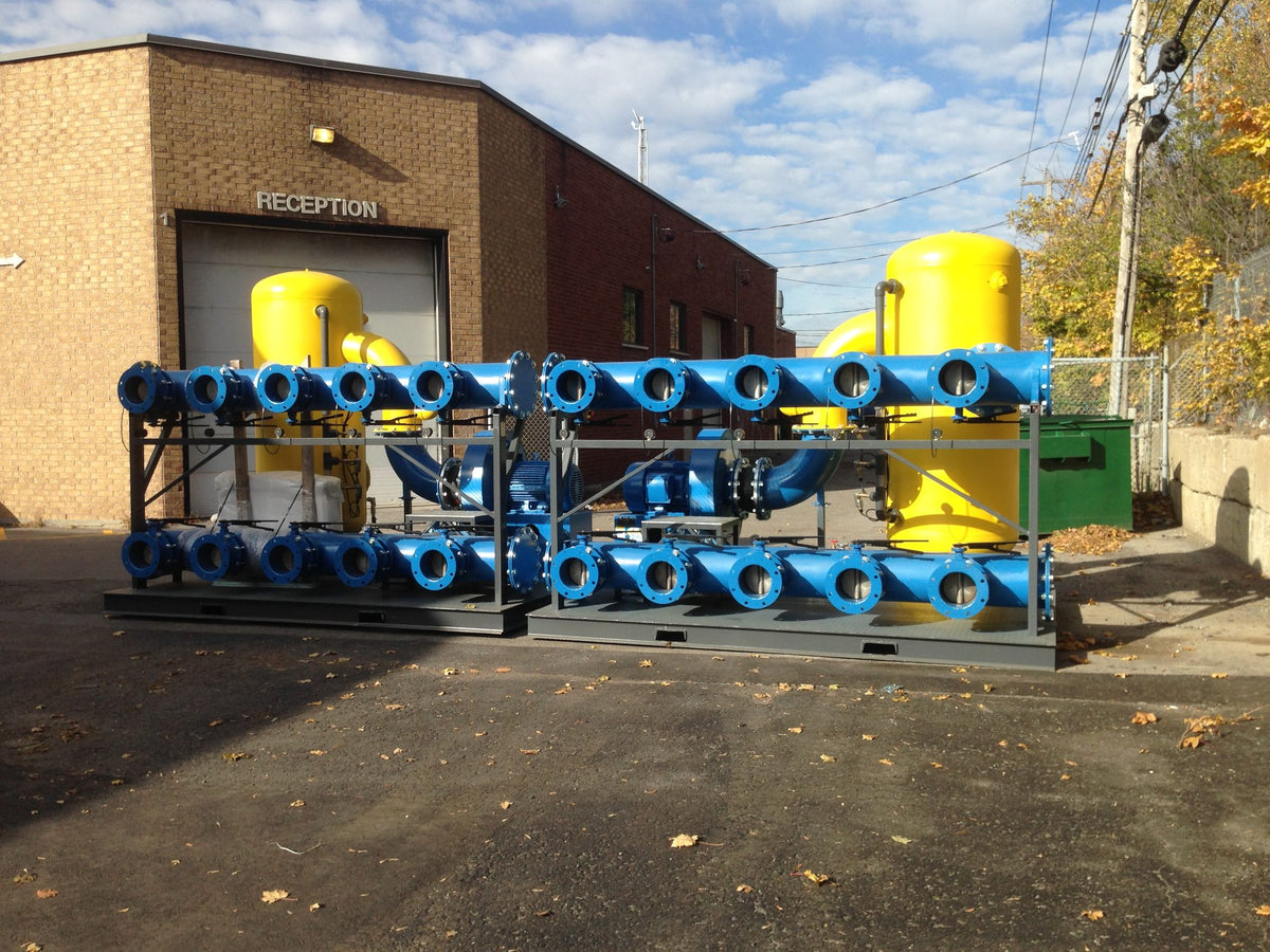 ERE remediation equipment on a job site