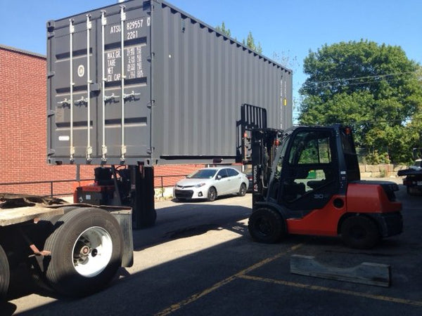 ERE remediation equipment on a job site