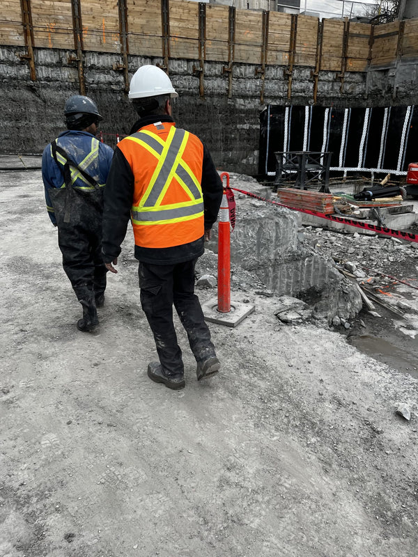 ERE remediation equipment on a job site