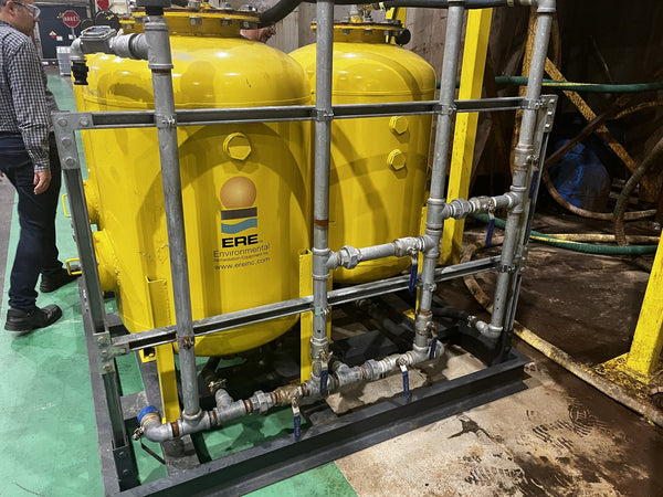 ERE remediation equipment on a job site