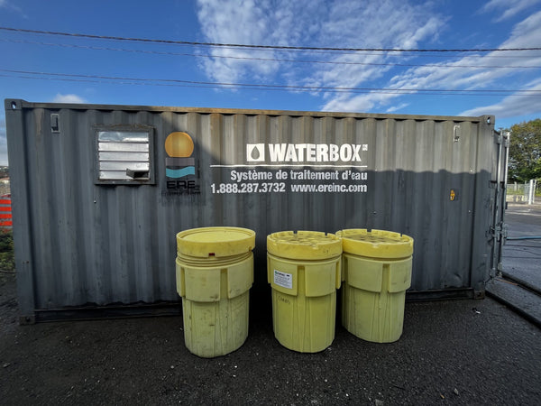 ERE remediation equipment on a job site