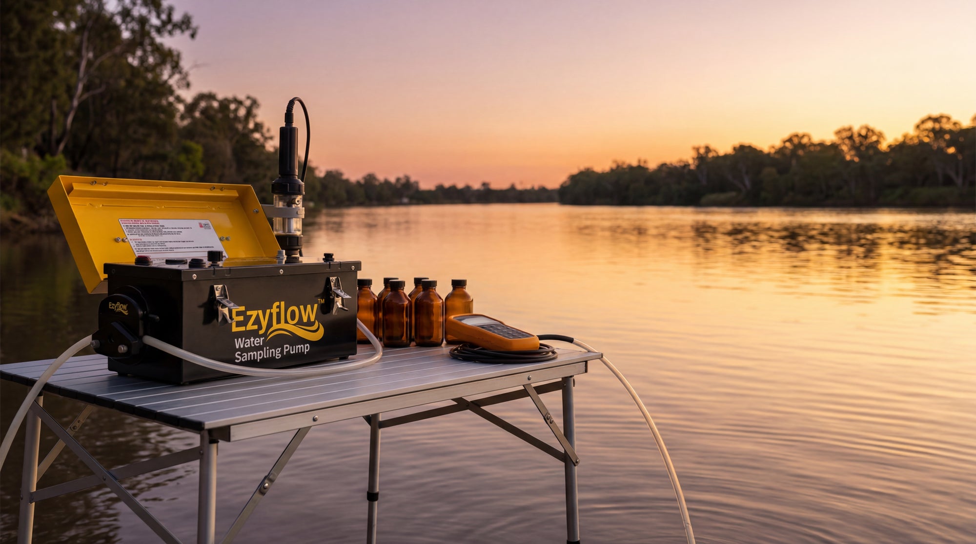 ERE slideshow - EzyFlow pump sunset