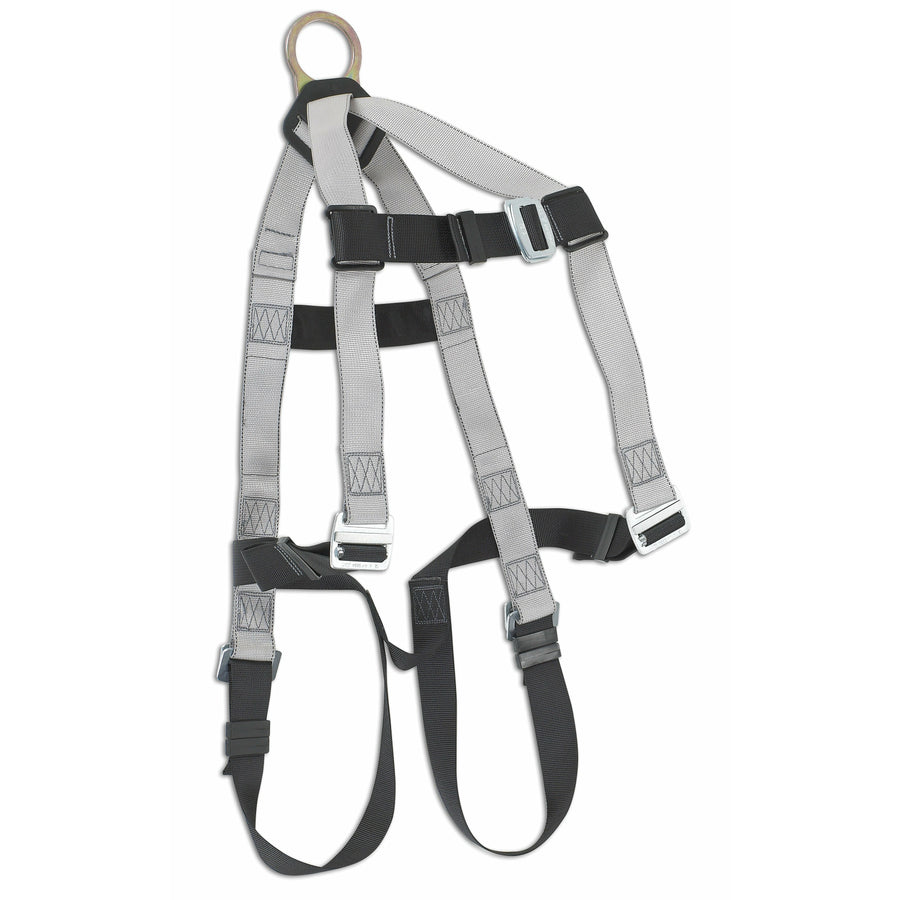 Hybrid Econo Fall Arrest Harness With Friction Leg Strap Connectors