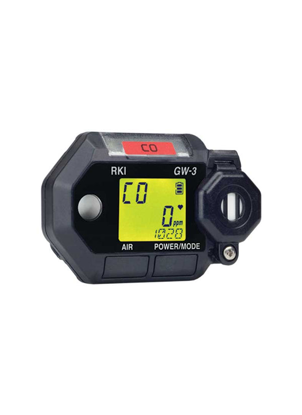 RKI Instruments manufacturer product photo (gaswatch3_CO.jpg), 787x1079, white studio background, correct GasWatch 3 sin