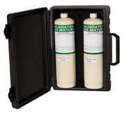 Norlab manufacturer accessories page (norlab-gas.com). Black hard-plastic 2-bottle carrying case holding two calibration