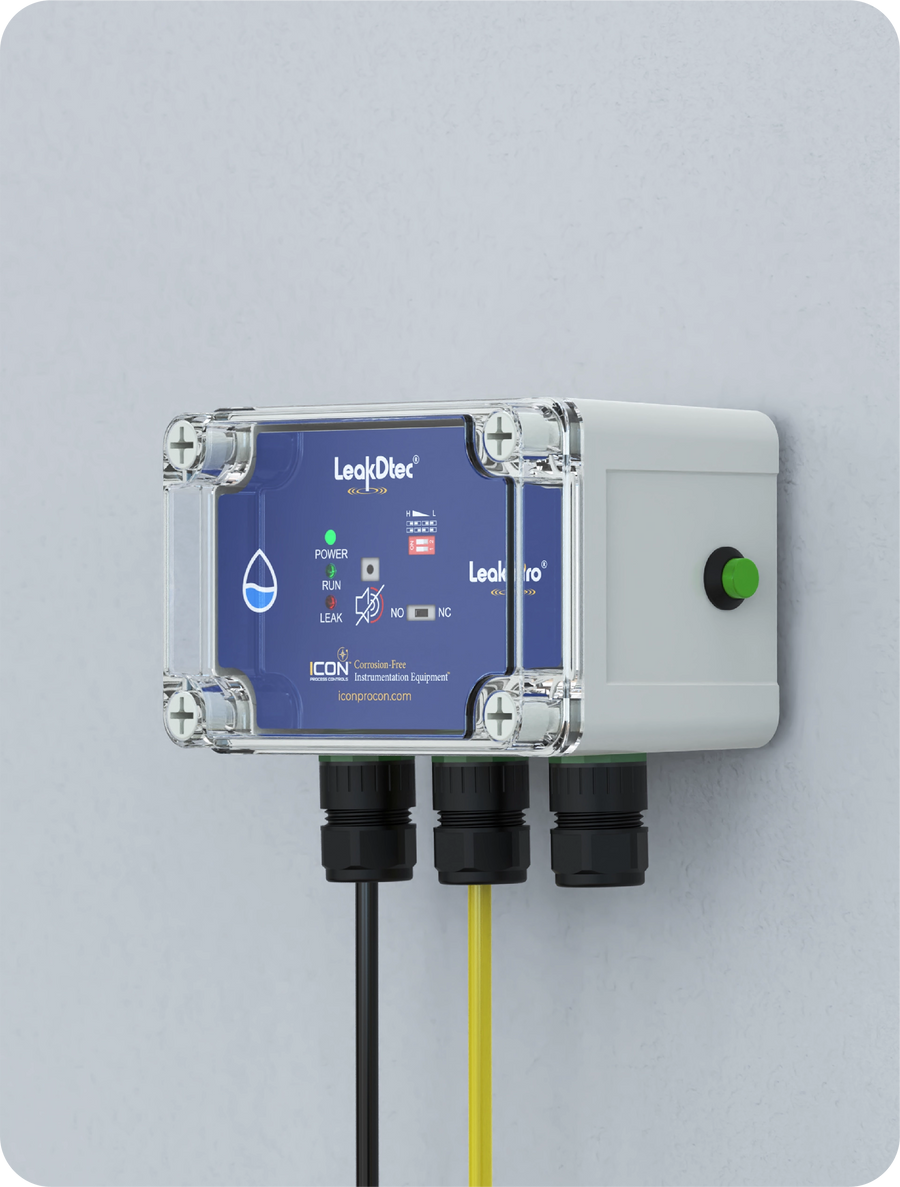 Icon LeakDtec 4 Four-Channel Leak Detection Controller with Audible and Visual Alarm LD4C