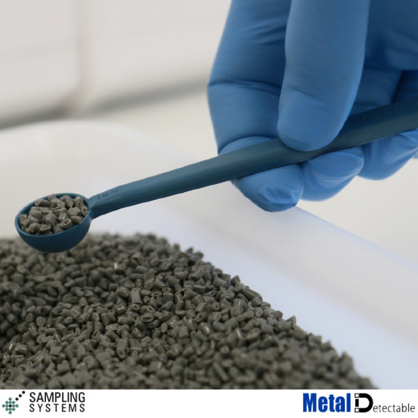 Blue PP SteriWare® Metal Detectable Volumetric Spoons