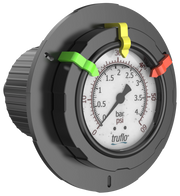 Icon OBS-A Panel-Mount Pressure Gauge with Gauge Guard