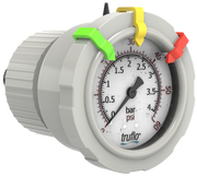Icon OBS-B Center-Mount Pressure Gauge with Gauge Guard