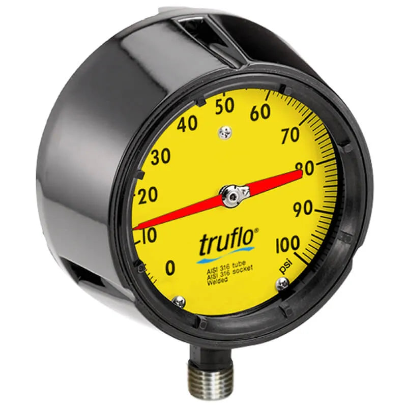 Icon OBS-GO4 Pressure Gauge, 4-1/2 in Dial