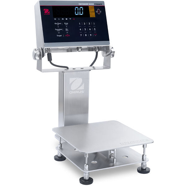 OHAUS Defender™ 6000 Washdown - i-D61XW Bench Scale — D61XWE5K1S6