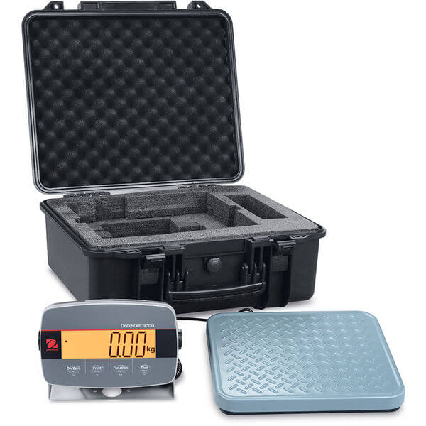 OHAUS Defender™ 3000 Field Test Bench Scale — I-D33P75SD