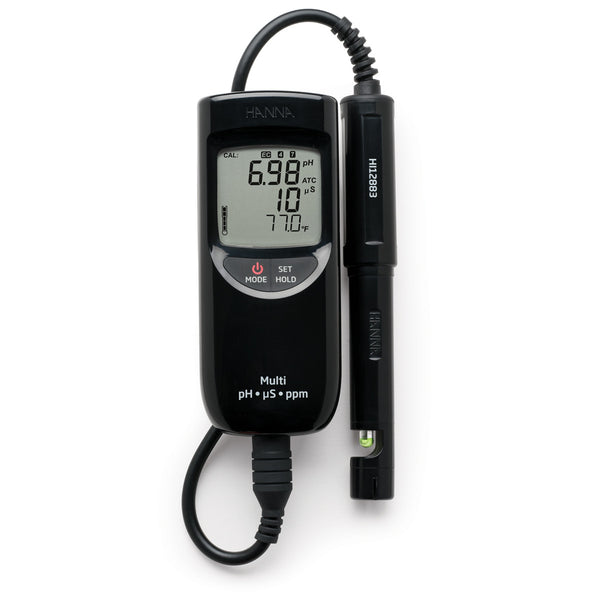 4-in-1: pH, EC, TDS & Temperature in a Waterproof Casing