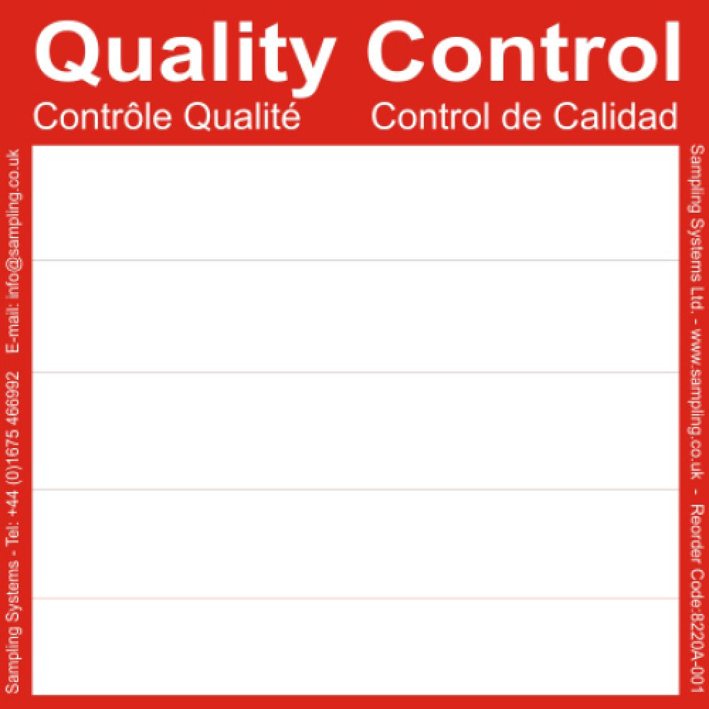 Red Quality Control Labels | ERE Inc. – www.ereinc.com