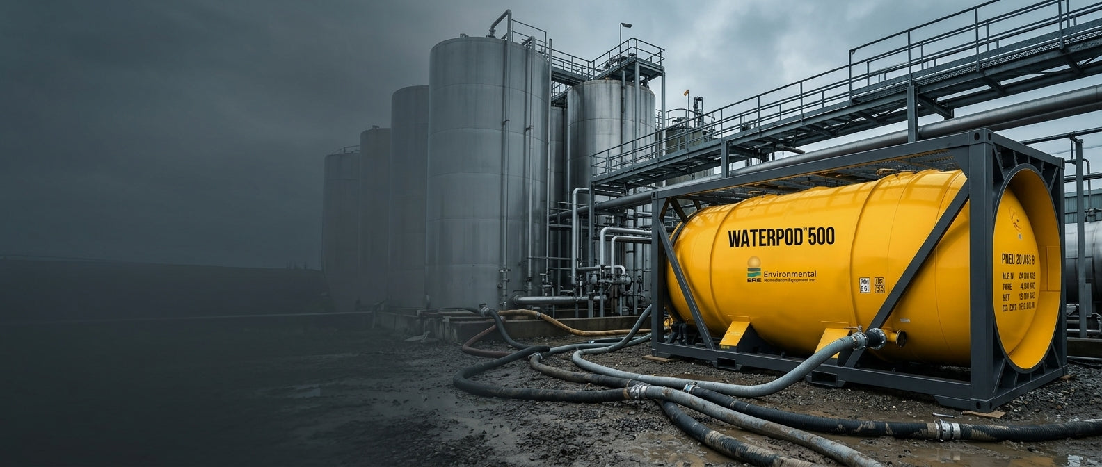 From emergency response to multi-year contracts, our crews deploy, operate, and maintain treatment systems on active sites across Canada and the USA.