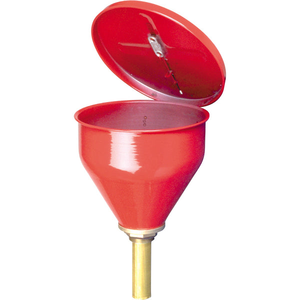 Justrite Safety Drum Funnels, 2.6 gal.