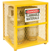 Durham Gas Cylinder Storage Cabinet, Yellow