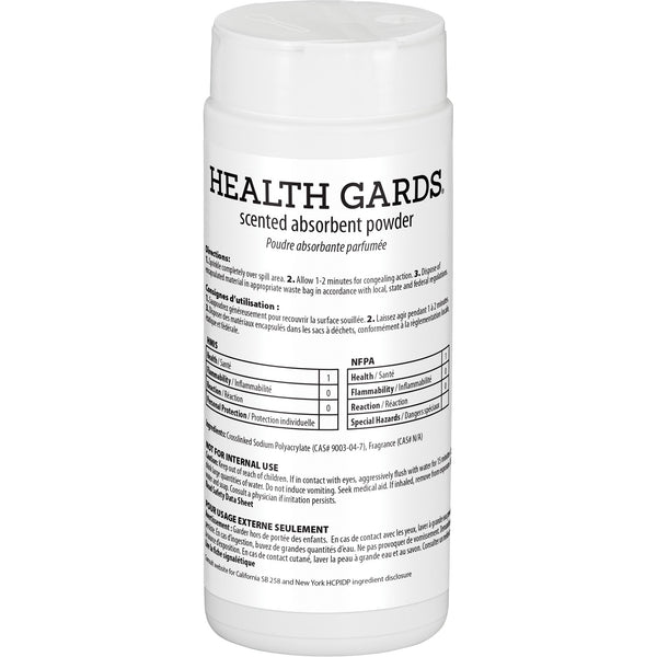 Hospeco Health Gards Scented Absorbent Powder, 16 oz., Can