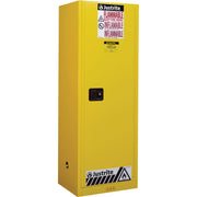 Justrite Sure-Grip EX Slimline Flammable Safety Cabinet, 22 gal.