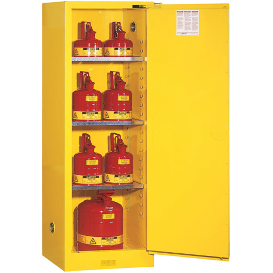 Justrite Sure-Grip EX Slimline Flammable Safety Cabinet, 22 gal.
