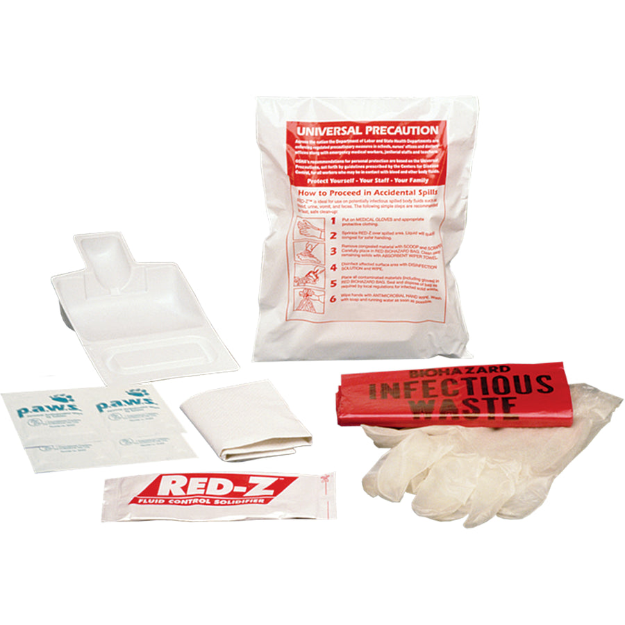 Safecross Fluid Spill Clean-Up Kit, Hazmat, Bag