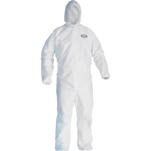 Ansell Kleenguard™ A45 Liquid/Particle Surface Prep & Paint Coveralls, White, Microporous