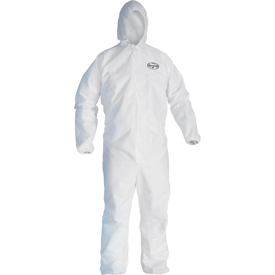 Ansell Kleenguard™ A45 Liquid/Particle Surface Prep & Paint Coveralls, White, Microporous