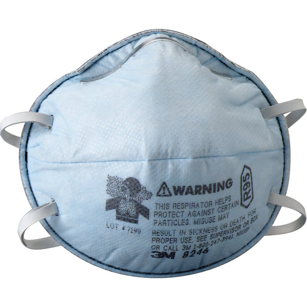 3M 8246 Particulate Respirators, R95, NIOSH Certified, Box of 20