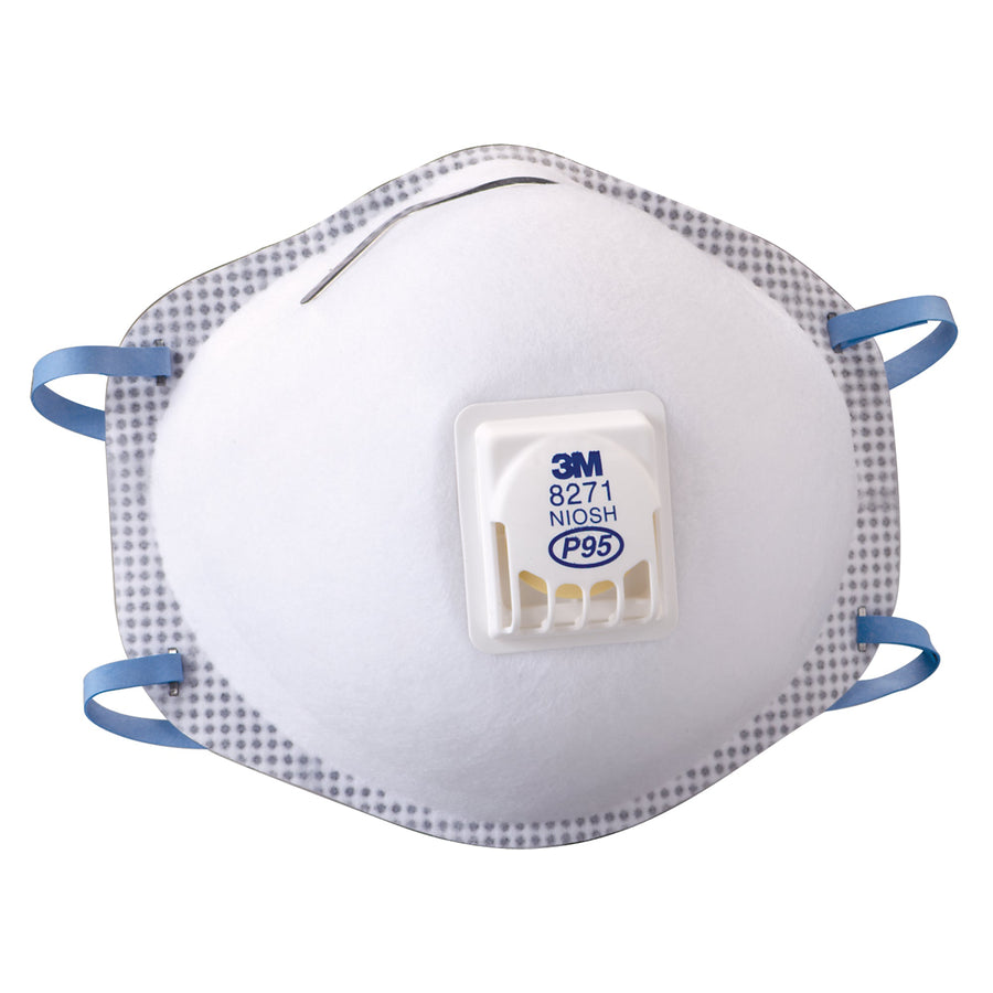 3M 8271 Particulate Respirators, P95, NIOSH Certified, Box of 10