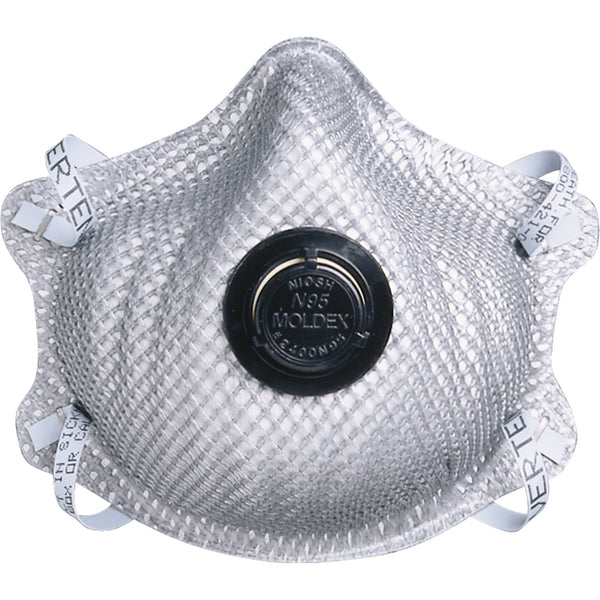 Moldex 2400 Particulate Respirators, N95, NIOSH Certified, Large/Medium, Pack of 10