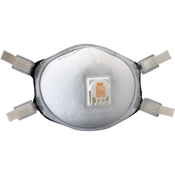 3M 8214 Welding Particulate Respirators, N95, NIOSH Certified, Box of 10