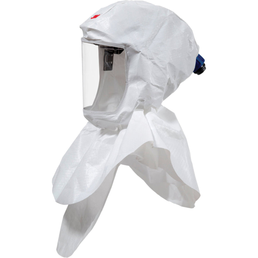 3M Versaflo Hood Assembly with Inner Collar and Premium Head Suspension, Universal, Soft Top, Double Shroud