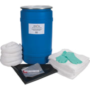 Zenith Shop Spill Kit, Drum, 30 US gal. Absorbancy
