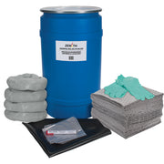 Zenith Shop Spill Kit, Drum, 30 US gal. Absorbancy