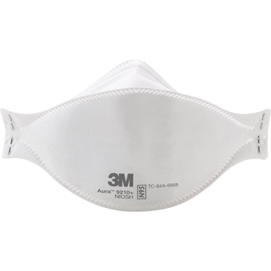 3M 9210+ Aura Particulate Respirators, N95, NIOSH Certified, Box of 20