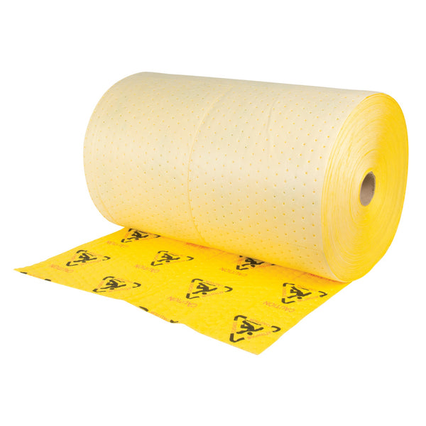 Zenith Premium Caution Rolls, Heavyweight, 150' L x 30" W, 57 gal. Absorbancy