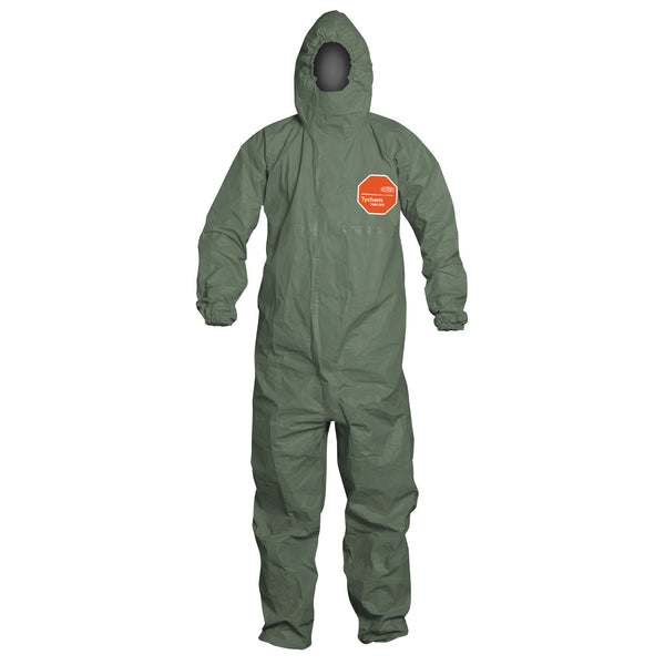 DuPont Tychem® 2000 SFR Protective Coveralls, Green